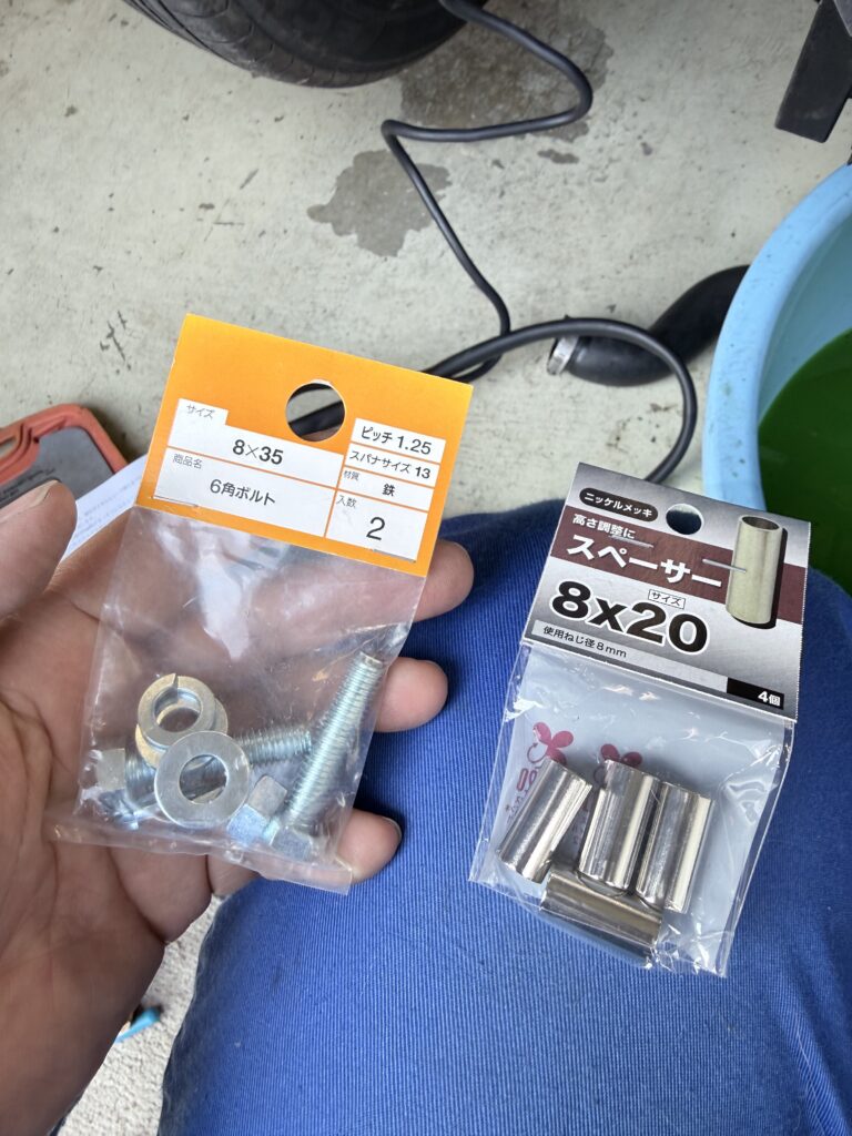 ラジエーター純正流用用スペーサー